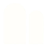 Maxbell 2 Pieces Arch Backdrop Covers Practical Fashion Round Top for Ceremony Decor White