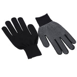 Maxbell Maxbell 1 Pair Full Finger Sport Gloves for Roping Rock Climbing Belay Rappel Black