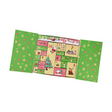 Maxbell 2x Advent Calendar Props 24 Days Decoration for Bookshelf Office Shop Window green