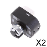 Maxbell 2xBlack Car Rearview Mirror Switch Adjust Knob 4F0959565 for Audi A4 A8 S4 A6