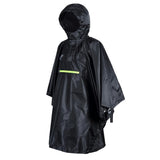 Maxbell Maxbell Waterproof Poncho Bike Cycling Bicycle Reflective Strips Raincoat  Black