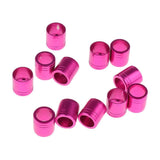 Maxbell 12 Pieces Metal Explosion-proof Ring for OD 7.6mm Arrow Shaft Archery Rose Red - Aladdin Shoppers