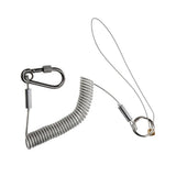 Maxbell Maxbell 1.5m Retractable Fishing Lanyard Coiled Tether Secure Plier Grip Tackle Tool
