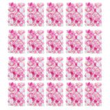 Maxbell 20 Pieces Artificial Flower Wall Panels Wedding Venue Decor Hot Pink