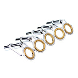 Maxbell 5x Fishing Rod Tip Guide Ring Set Circle Pole Repair Kit 9 Size Gold - Aladdin Shoppers