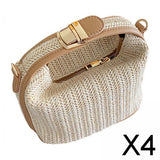 Maxbell 4xWoven Handbag Adjustable Tote fashion Boho for Summer Beach Ladies