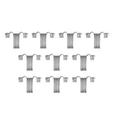 Maxbell Maxbell 10Pcs Solar Panel Drainage Clips Sturdy Photovoltaic Panel Water Guide Clamp 30mm