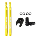 Maxbell Presta Value Extender Values Extension with Core & Adaptor 2pcs Gold 80mm - Aladdin Shoppers