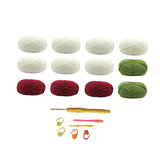 Maxbell Rose Bouquet Blanket Crochet Kit Men Women Beginners Gift DIY Flower Blanket