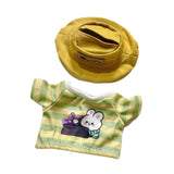 Maxbell 15 cm Plush Duck Clothes Duck Stuffed Animals Clothes Cute Soft Doll Outifit Yellow