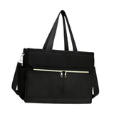 Lunch Box Bag Food Storage Leakproof Women's Handbag for Outdoor Work Picnic Black