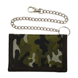 Maxbell Trifold Outdoor Sports Wallet Card Holder with Zipper for Children Men Teens Green