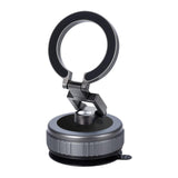 Maxbell Vacuum Magnetic Phone Holder Suction Cup Phone Mount for Fitness Mirror Gray