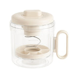 Maxbell Yogurt Strainer with Lid Quick Yoghurt Maker for Fruit Juice Nut Milk Cheese White