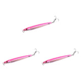Maxbell 3x Top Water Fishing Lures with Hook for Men Outdoor Activities Boat Fishing Pink