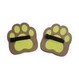 Maxbell Jumping Pedals 1 Pair EVA Lightweight Padfoot Jumping Toy for Outdoor Sports brown