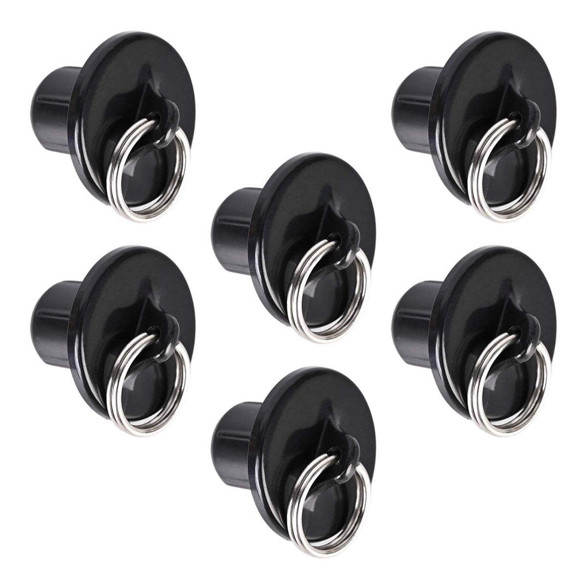 6Pcs Outdoor Roller Shade End Caps Modern for Outdoor Blinds Roller Shutters Black