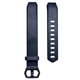 Maxbell 2xTPE Replacement Wristband Watch Band Strap Sport for Ft Alta HR Blue Small