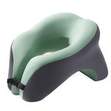 Memory Foam Travel Neck Pillow Massage Table Cradle Multipurpose Face Cradle Green