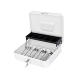 Maxbell Tiered Lock Box Versatile Security Case for Rolled Coins Checks Supermarkets