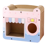 Maxbell Cat Scratcher House Corrugated Scratcher Box for Small Medium Cat Scratching