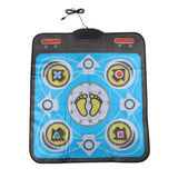 Maxbell Maxbell Light Up Dance Mat Arcade Style Dance Games Built in Music Tracks Blue