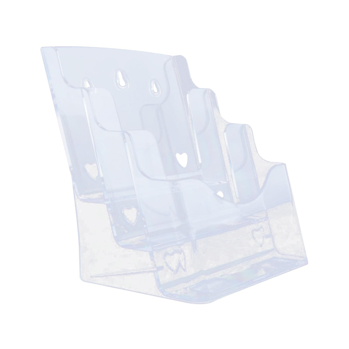 Maxbell Maxbell Acrylic Brochure Holder Brochure Display Stand for Magazines Booklets School A5 3 Tier