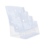 Maxbell Maxbell Acrylic Brochure Holder Brochure Display Stand for Magazines Booklets School A5 3 Tier
