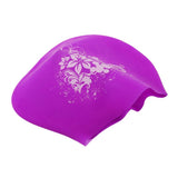 Maxbell Maxbell Elastic Silicone Swim Cap Swimming Pool Hat for Women Girls Men Purple