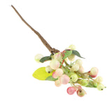 Maxbell 30Pcs Plastic Artificial Fake Plant Fruit Berries Branches Home Decor Pink