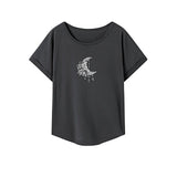 Maxbell Maxbell Women's T Shirt Summer Soft Classic Crew Neck Tee for Office Wear XXL