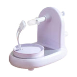 Maxbell Hand Crank Fruit Peel Stainless Steel Pear Corer for Home Dining Room Travel Violet