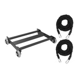 Maxbell Glute Ham Glider Sturdy Glute Trainer Roller for Women Men Adults Hip Raises