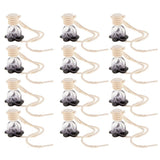 Maxbell 12Pcs 10ml Empty Perfume Bottle Car Hanging Pendant Home Decor Flower