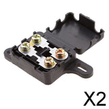 Maxbell 2x12V-24V Car Boat ANS/ANF/ANG Fuse Screw Down Block Holder Box Waterproof