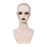 Female Mannequin Head Realistic Stable Wig Holder for Scarves Hat Hairpieces