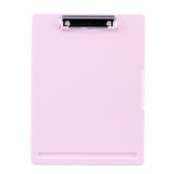 Maxbell Low Profile Clipboard with Storage A4 Size Clipboard Organizer for Home PInk