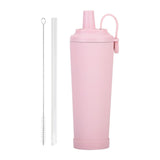 Maxbell Ceramic Coated Liner Insulated Tumbler Cup for Party Camping Walking Pink