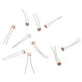 Maxbell 10pcs Light Dependent Resistor LDR Photoresistor GL5528+100 BC547 NPN Transistor