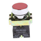 Maxbell 3xXB2-BA42 Red Momentary Self-Reset Flush Push Button Switch 1 NC N/C 22mm