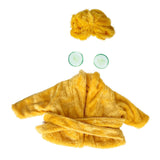 Maxbell Goose Outfit Art Funny Goose Statue Clothes Bathrobe for Yard Garden Balcony