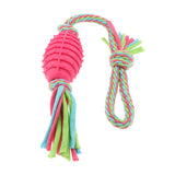 Maxbell Maxbell 1 Pc Dog Tug of War Rope Ball Handled Interactive Toy for Aggressive Chewers