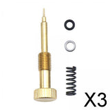 Maxbell 3xAir Fuel Mixture Screw Spare Parts Carb Kit for Keihin Cvk34/36/40 CV40 42mm