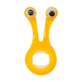 Maxbell 2Pcs Snail Shaped Monitor Stands Decorative for Office Travel Business Trips Yellow