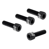 Maxbell 4pcs Road Bicycle Handlebar Stem Screw Aluminum Alloy M5*17MM Bolts Black - Aladdin Shoppers