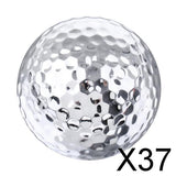 37xProfessional Practice Golf Balls Two Piece Balls for Golf Training Practice