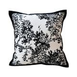 Maxbell Floral Pillow Cover Soft Retro Style Pillowcase for Bedroom Gift Living Room Style C