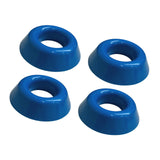 Maxbell 4x Sport Ball Stand Holders Versatile Space Saving Basketball Display Stands Blue