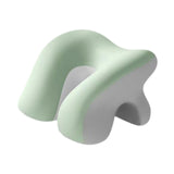 Maxbell Desk Napping Pillow Headrest Portable Face Down Pillow for Car Travel School Green