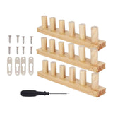 Wooden Knitting Loom Kit Portable Reusable Thick Blanket Loom for Yarn Craft